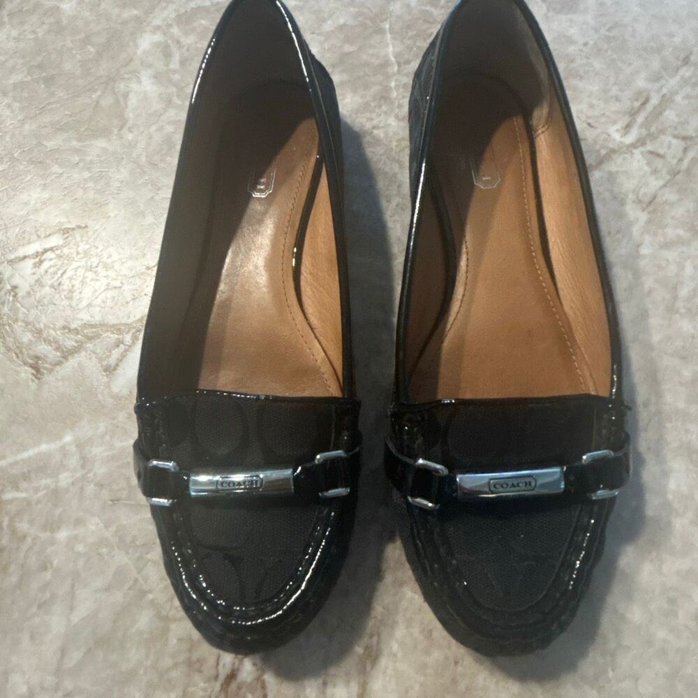 COACH Berdina Black Loafers 7.5
